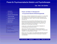 Tablet Screenshot of praxis-psychosomatik.de